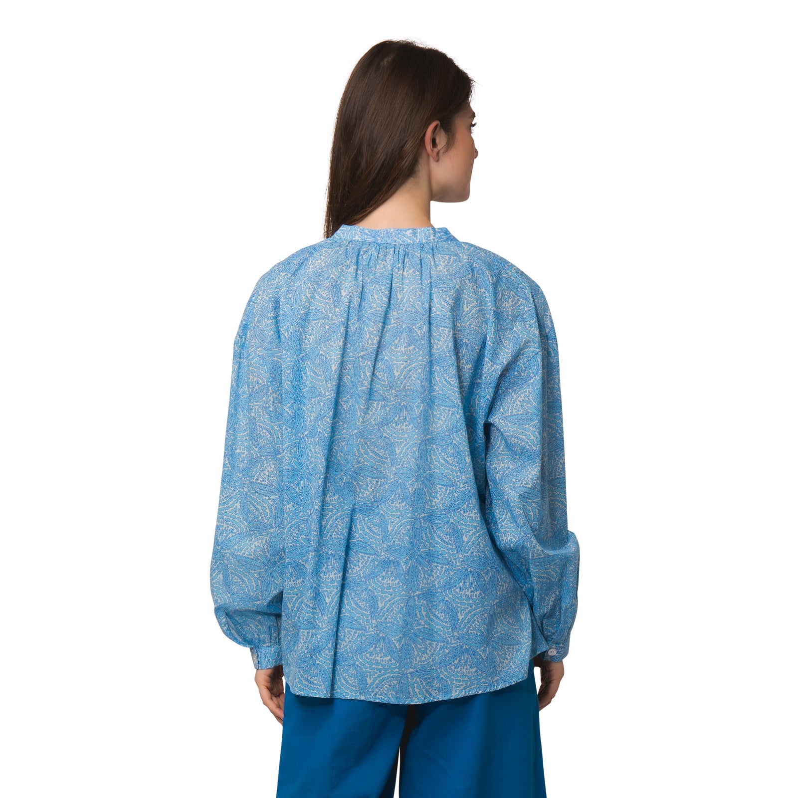 Camille Shirt Iranja 100% Coton - Blue BLUE