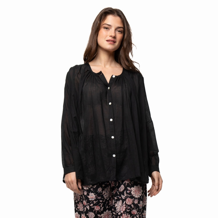 Chloe Shirt S.color 100% Coton - Black BLACK