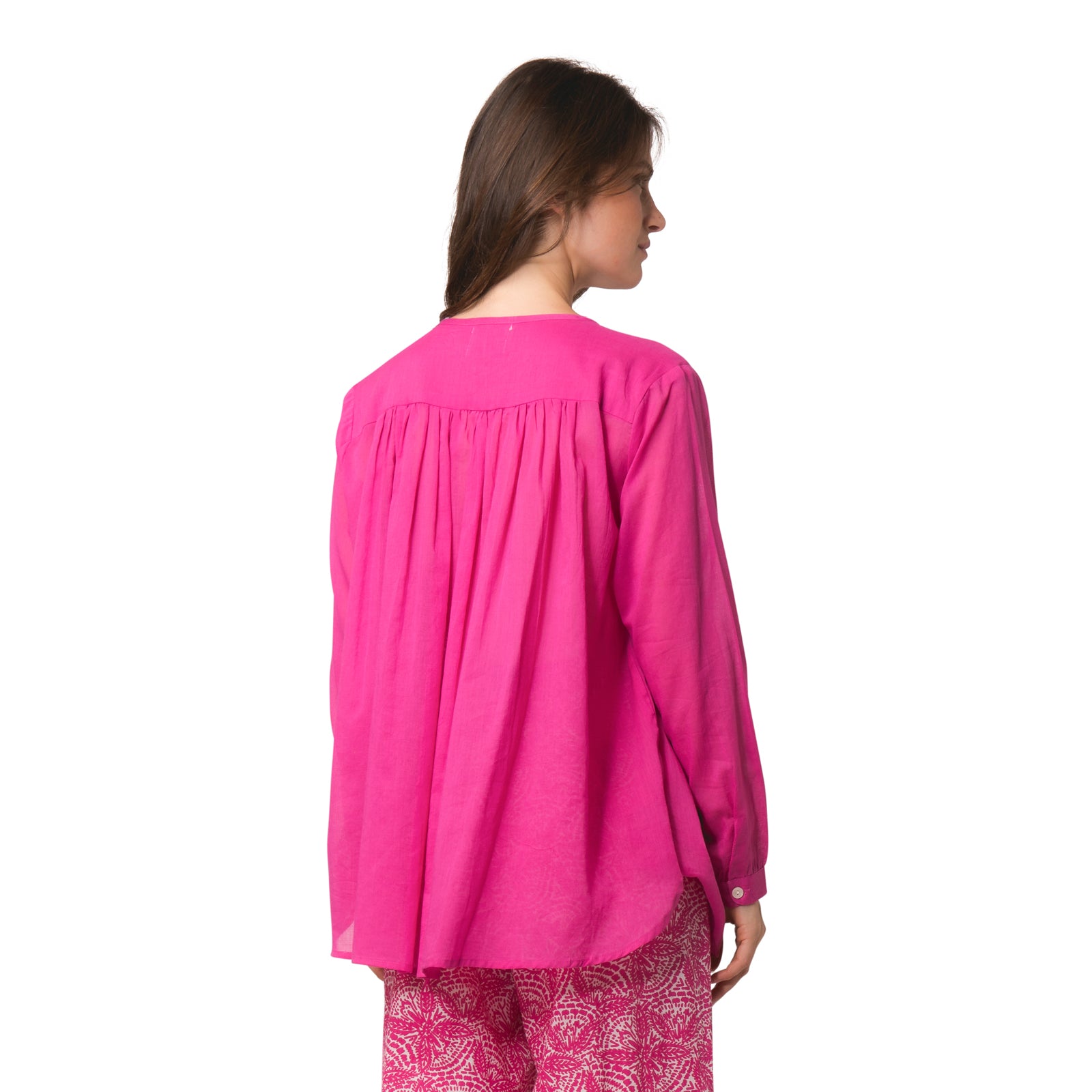 Chloe Shirt S.color 100% Coton - Pink PINK