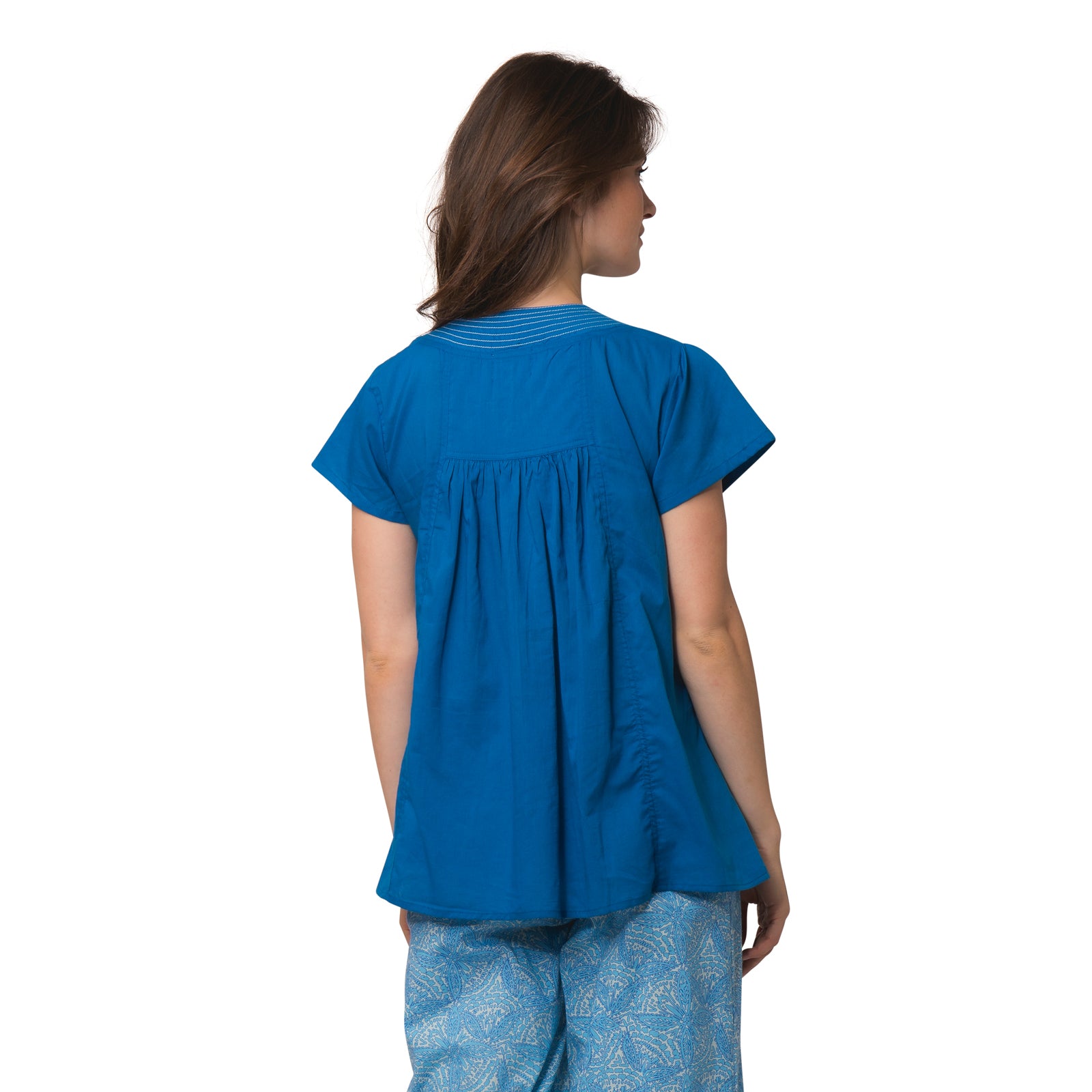 Iris Top S.color 100% Coton - Blue BLUE