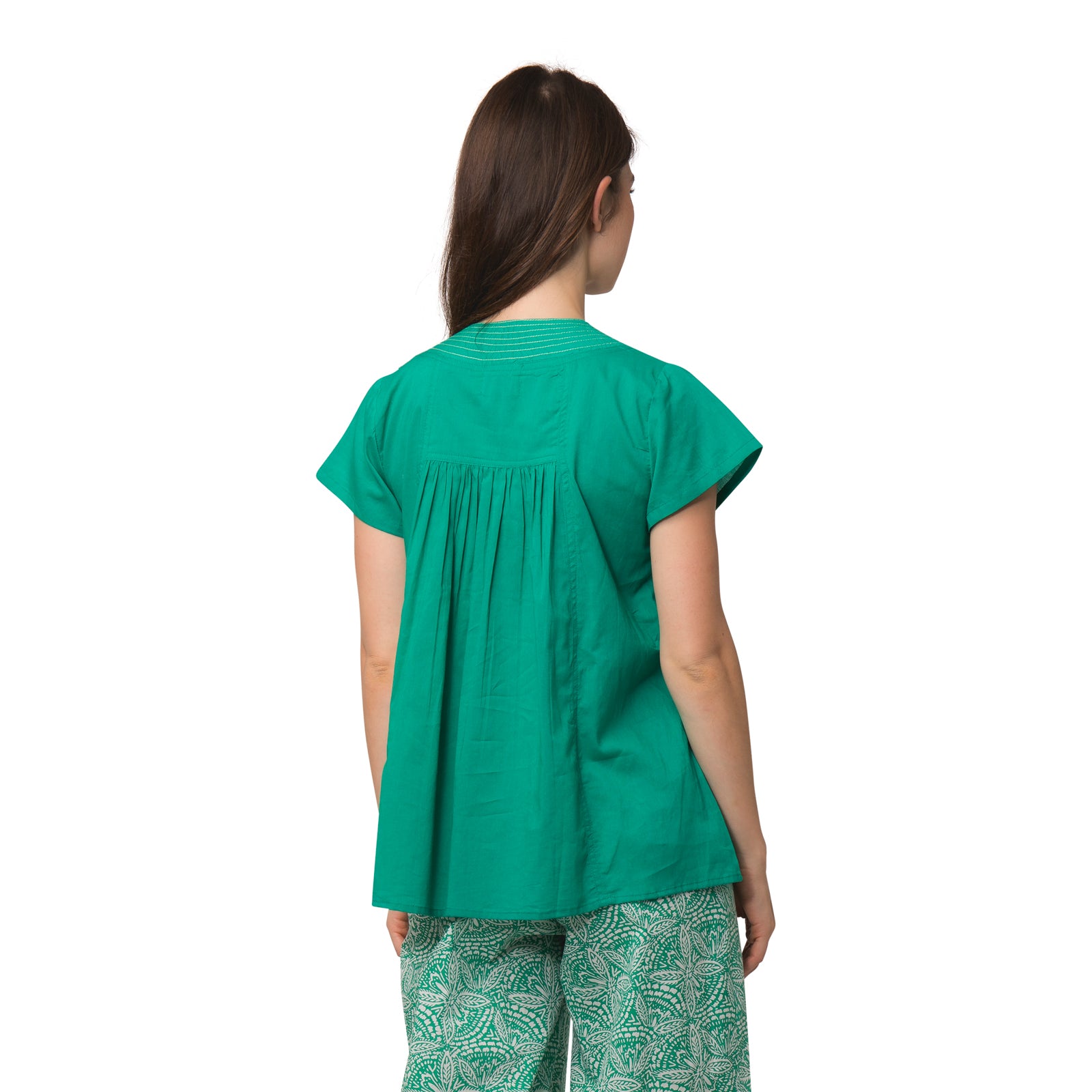 Iris Top S.color 100% Coton - Green GREEN