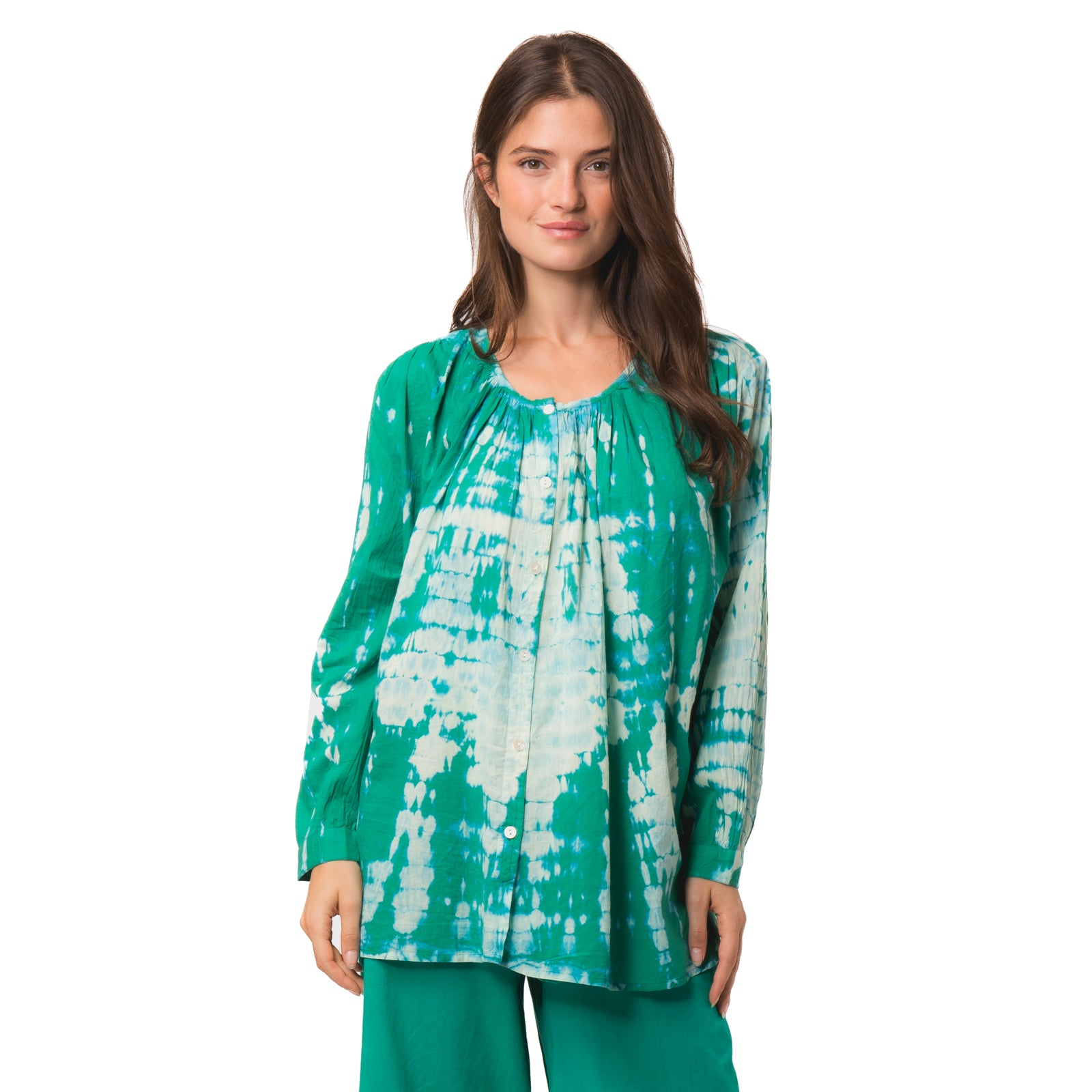 Chloe Shirt T&d 100% Coton - Green GREEN