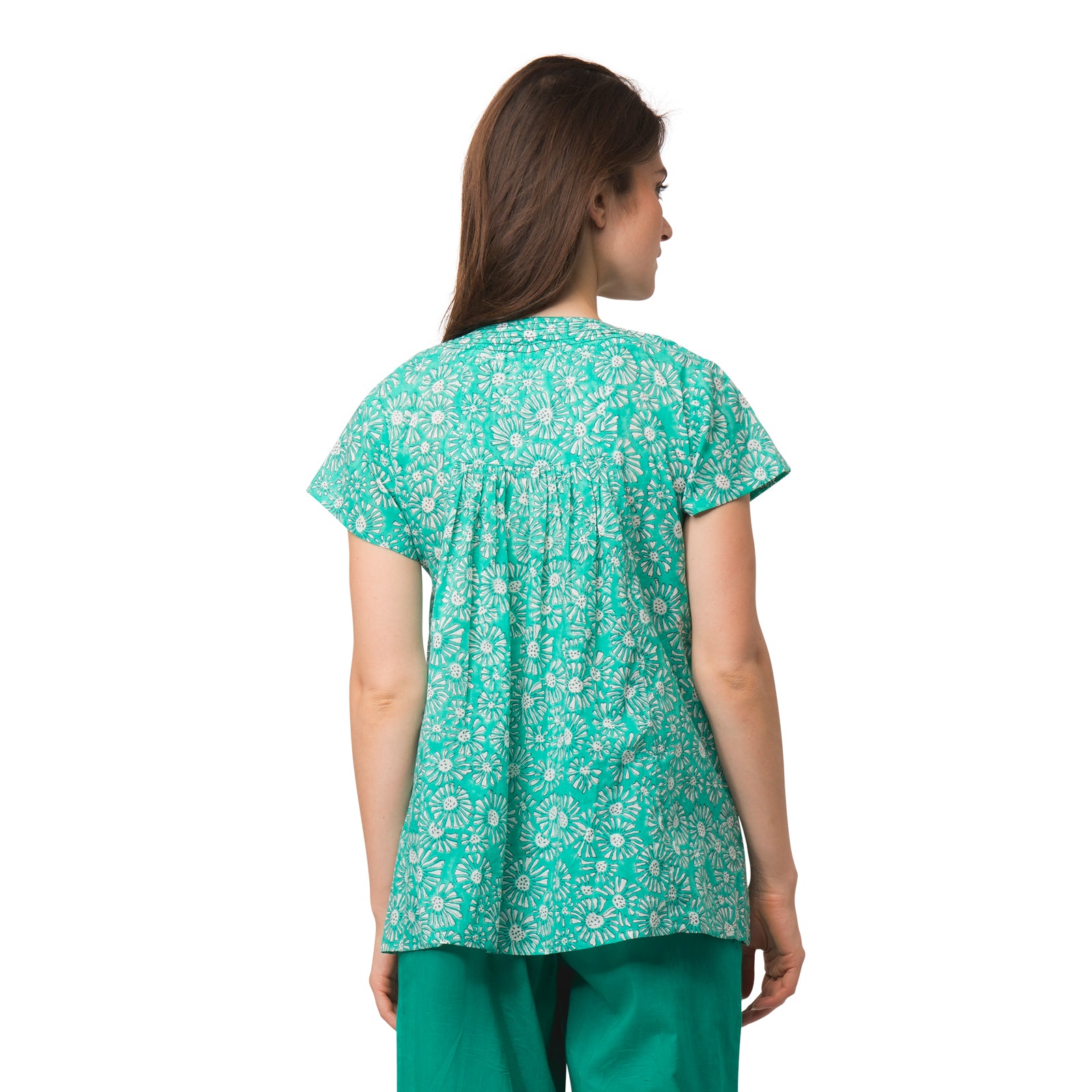 Iris Top Aster 100% Organic Cotton - Green GREEN