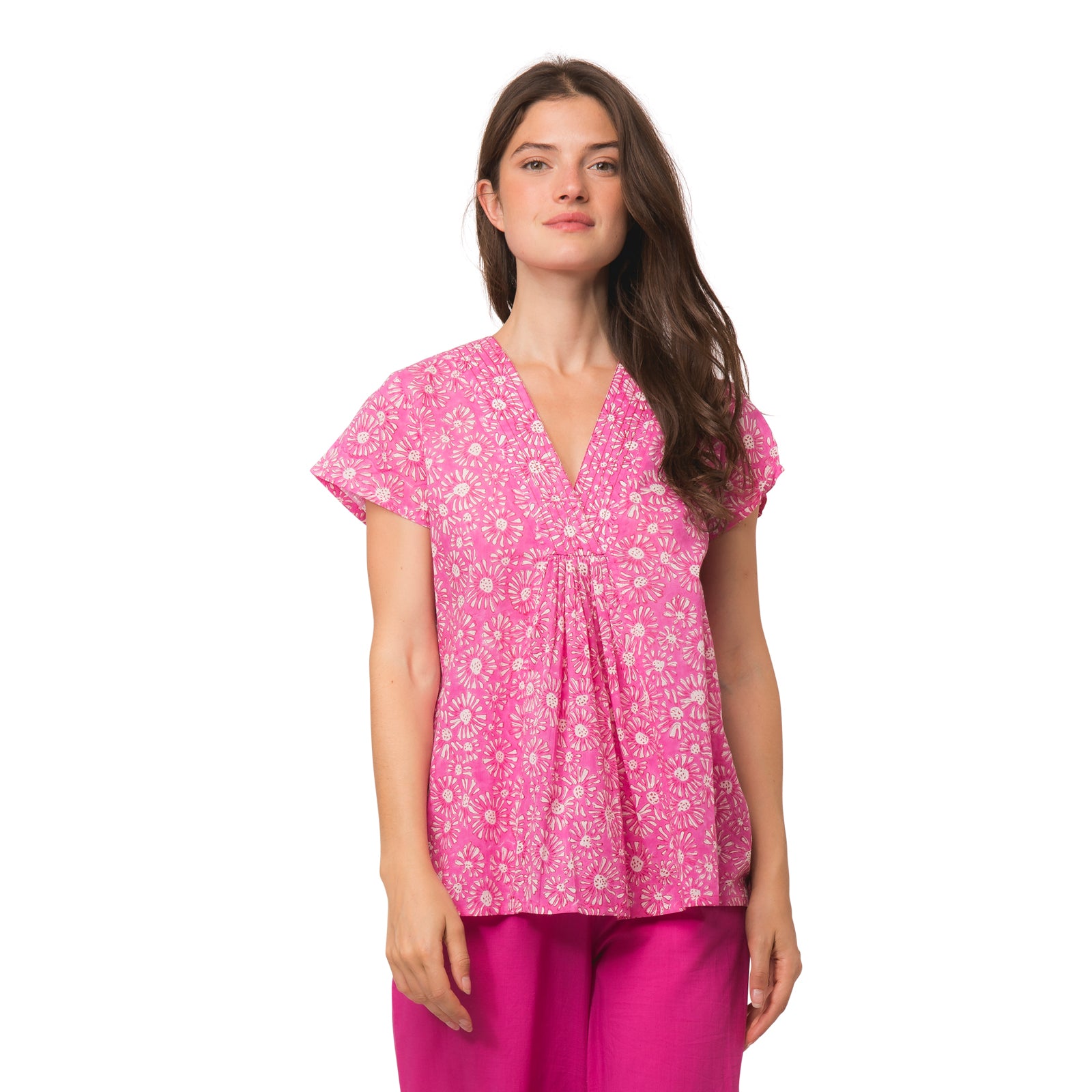 Iris Top Aster 100% Organic Cotton - Pink PINK