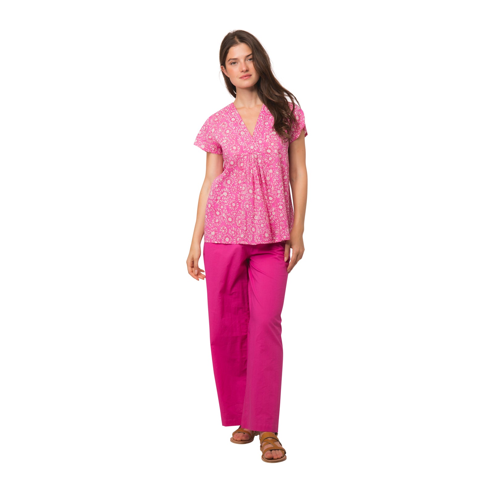 Iris Top Aster 100% Organic Cotton - Pink PINK