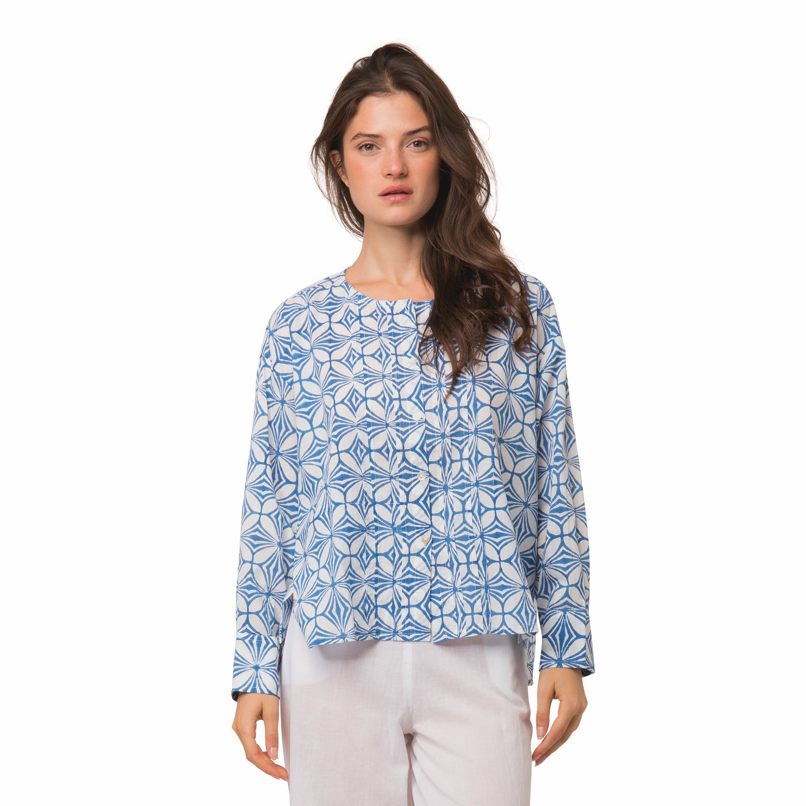 Charly Top Mahani 100% Organic Cotton - Blue BLUE