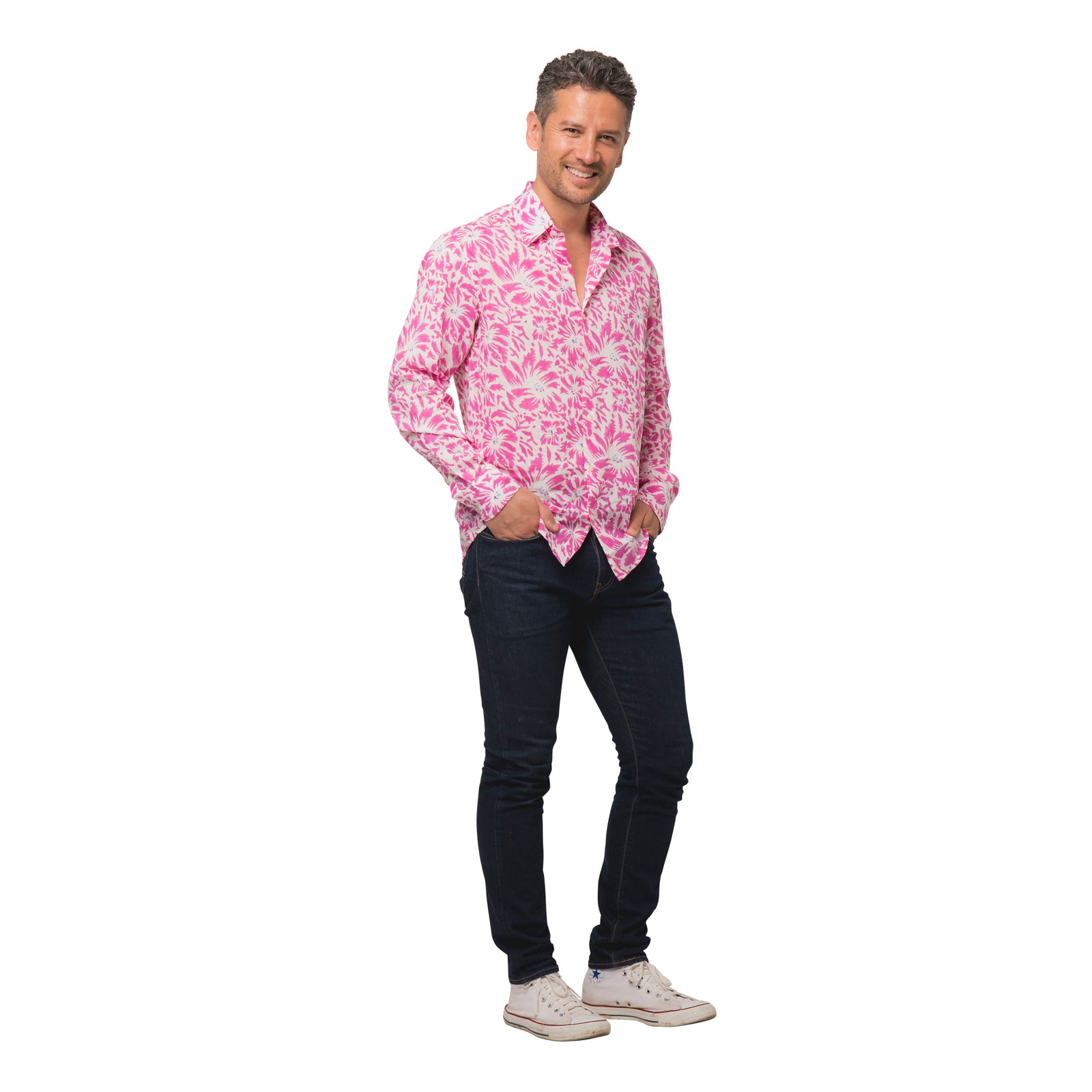 Man Shirt Lily 100% Organic Coton - Pink PINK